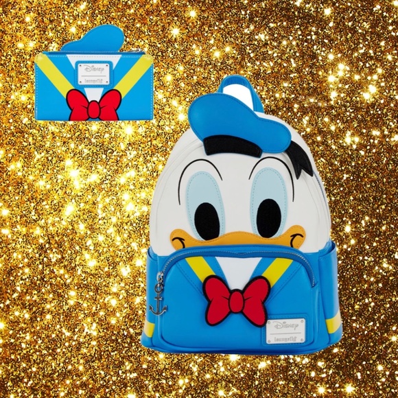 Loungefly Donald Duck Cosplay Mini‎ Backpack and Wallet main image 4